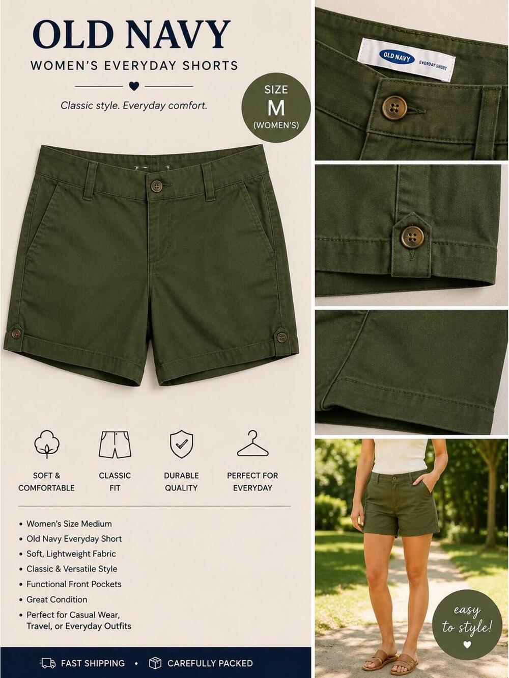 Olive Shorts